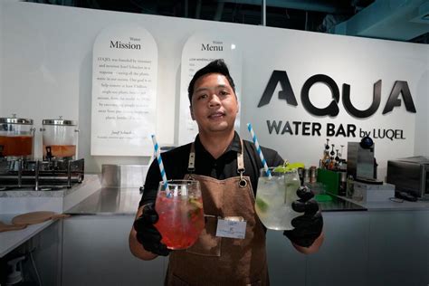 A new bar in Dubai is offering ‘gourmet water’ infused with minerals to ‘suit your mood’